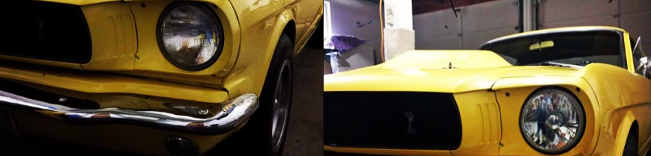 Mustang Coupe Sealed Beam Conversion