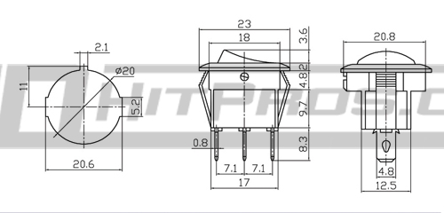 dual-black-rocker-switch