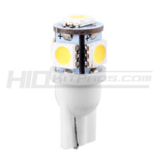 T10 194 168 5050 Chip LED Bulb - 5 SMD