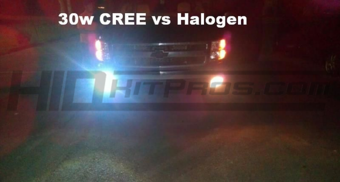 LumaWerx LW30 30W CREE vs Halogen