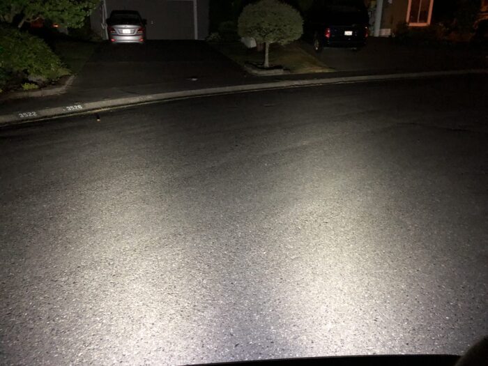 Flood Beam Pattern Output Shot