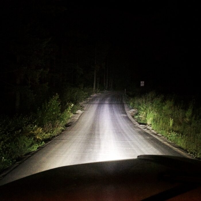 Sealed Beam LED Conversion Headlights High Power CREE Installed