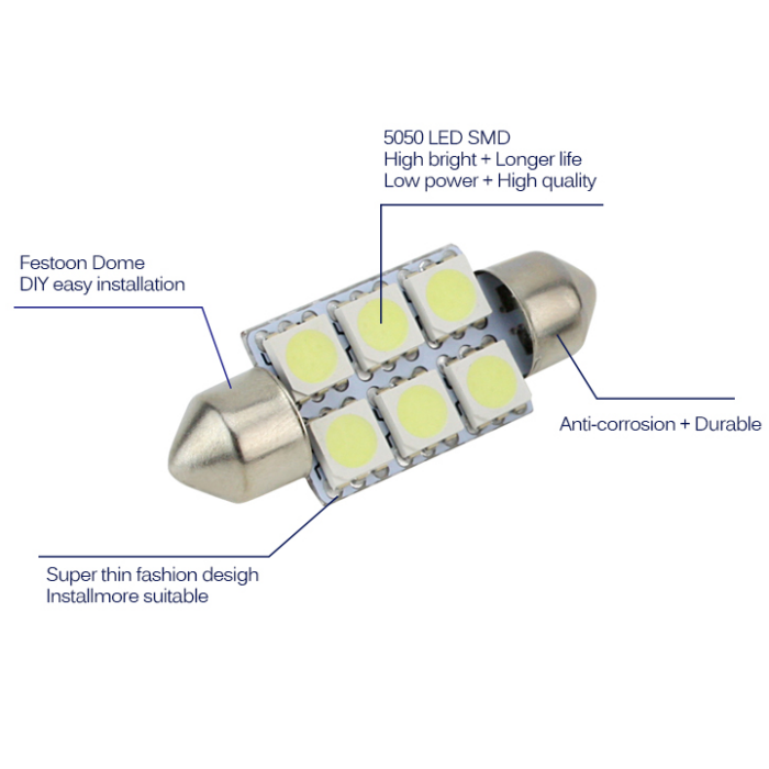 36MM SMD LED Festoon Bulb