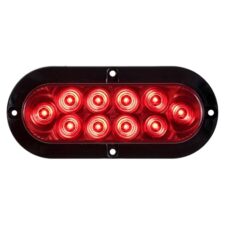 6" Oval Truck Trailer LED Stop Turn Signal Light