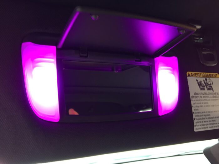 Purple LED Vanity Mirror Light Bulbs
