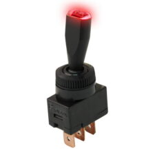 Pilot Red On/Off LED Toggle Switch