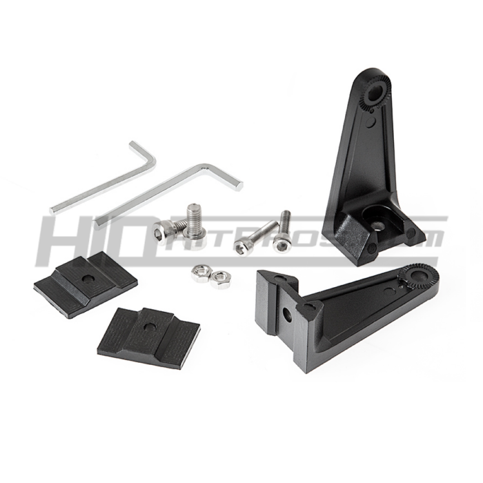 TOTRON LED Light Bar Mounting Brackets for Dual Row Straight and Curved