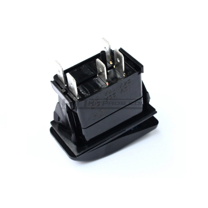 Bottom Back Side LED Switch Toggle Blue Light Bar Aux