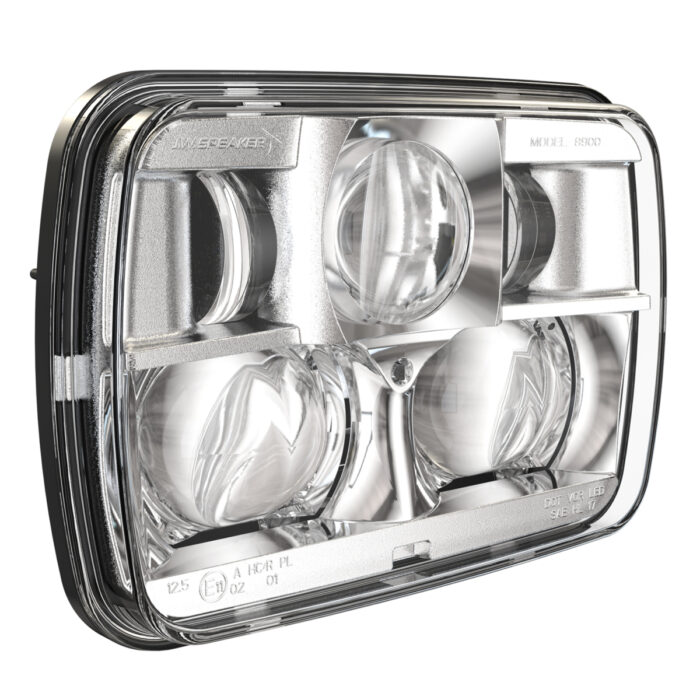 Chrome JW Speaker 5x7 LED Headlight