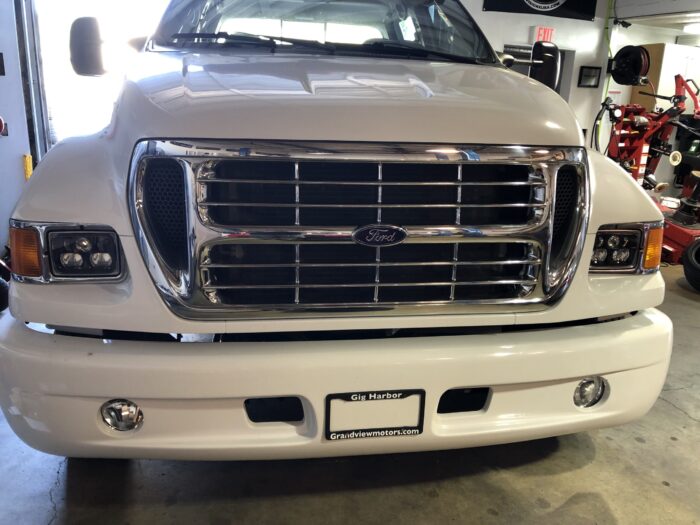 Ford F650 Super Crewzer LED Headlight Upgrade