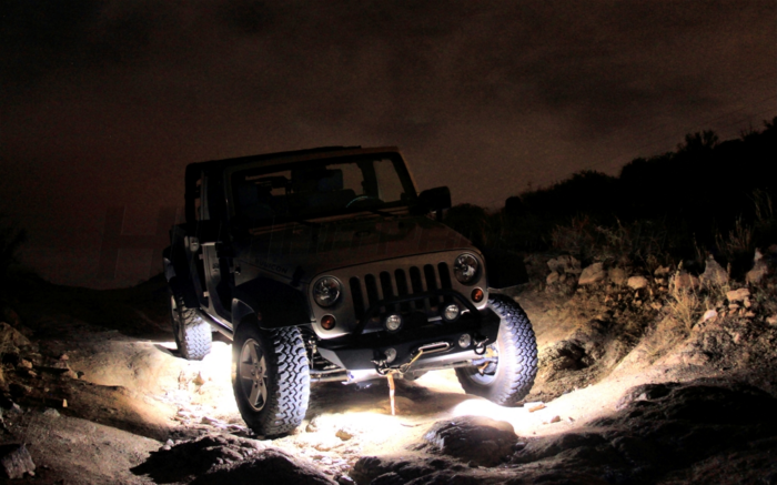 Jeep VisionX LED Rock Light Kit