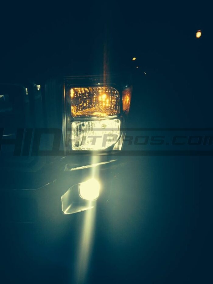 2011 thru 2015 Ford Super Duty HID 6000k Low Beams Fog Lights