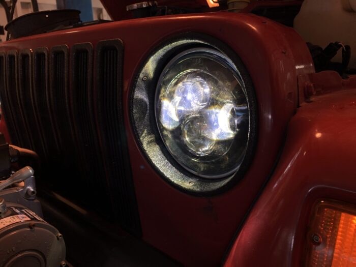 Jeep H6024 High Low LED Headlights Plug and Play