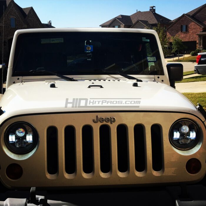 Jeep 7" Round LED Headlights