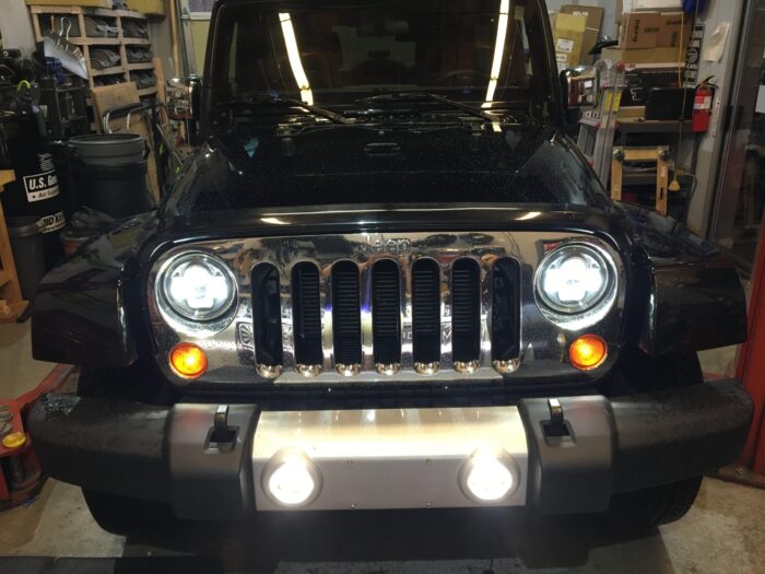 Jeep JK Wrangler LED Headlamps