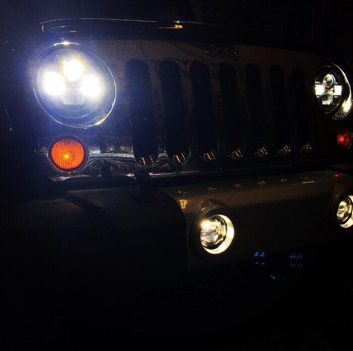 Jeep Wrangler Plug and Play LED Headlights