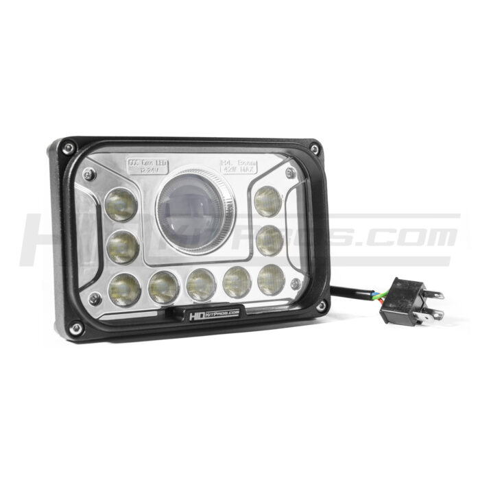 4x6 HID Kit Pros Sealed Beam LED Headlight Conversion