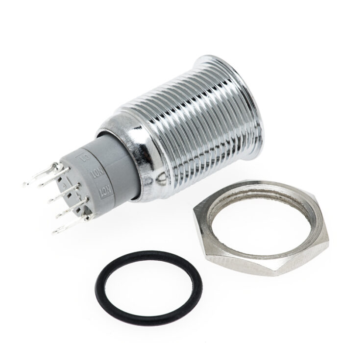 HKP LED Chrome Halo Push Button Switch