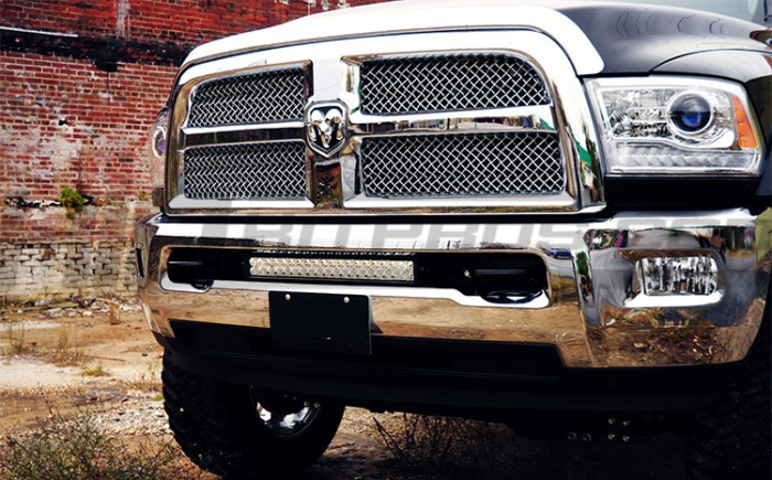 Dodge Ram Lower Bumper 20 Inch TOTRON LED Light Bar Mount