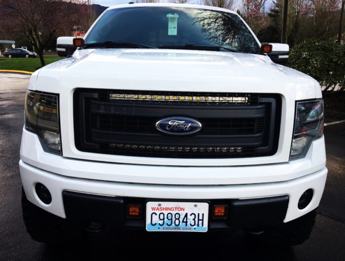 Ford F150 Behind Grille 30 Inch Curved TLB1090X LED Light Bars from TOTRON