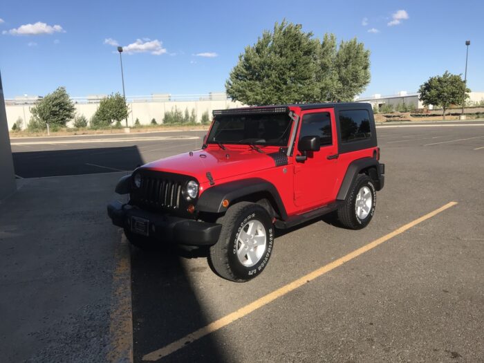 Wrangler JK Light Bar Mounting Brackets