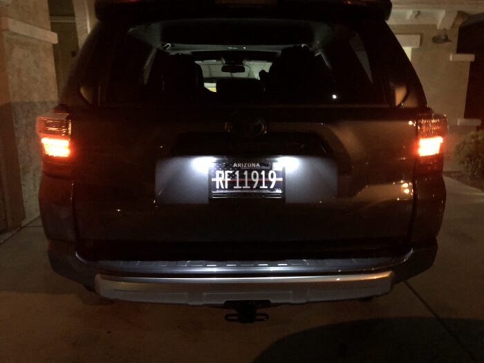 Toyota 4Runner LED License Plate Lights