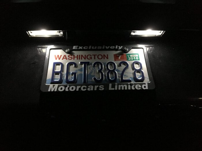 LED License Plate Lights in Pure White HID Kit Pros