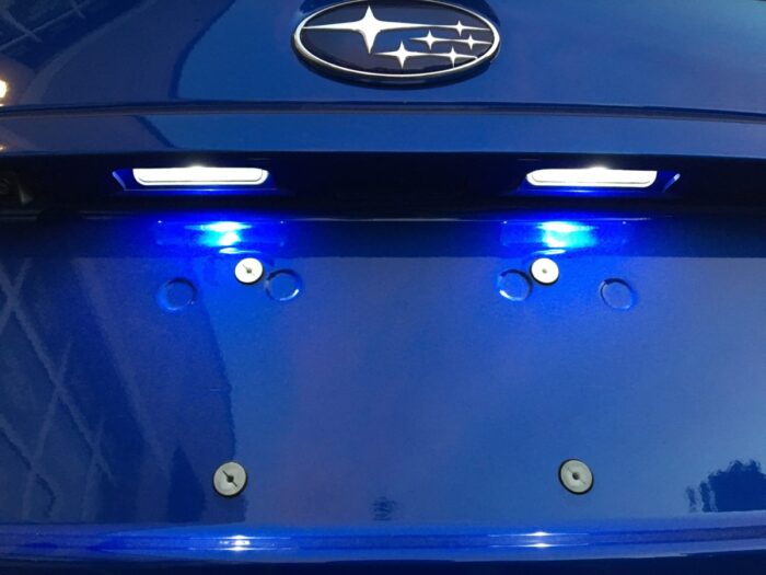 Subaru WRX LED License Plate Lights