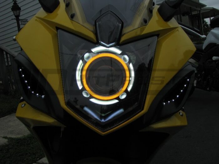 Morimoto Panamera Shroud on Motorcycle