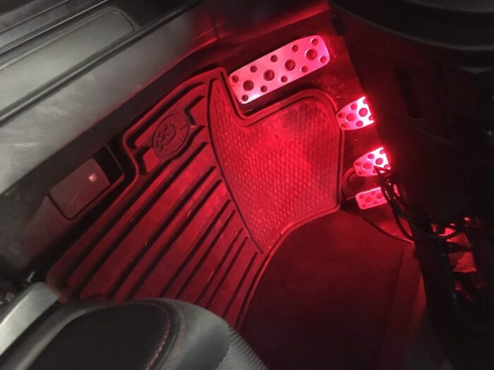 LumaWerx™ LED Red Flexible Strip Lighting Footwell