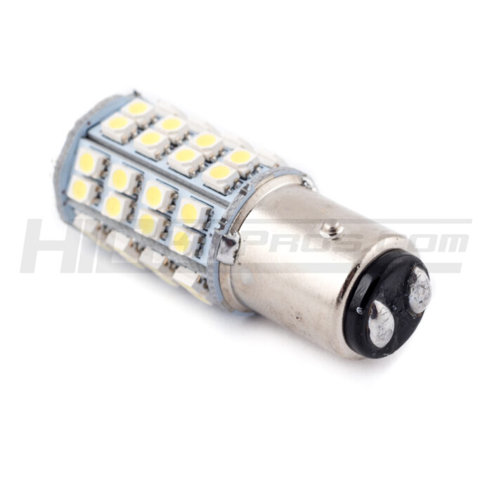 1157 BAY15D Dual Contact Amber White LED Bulb