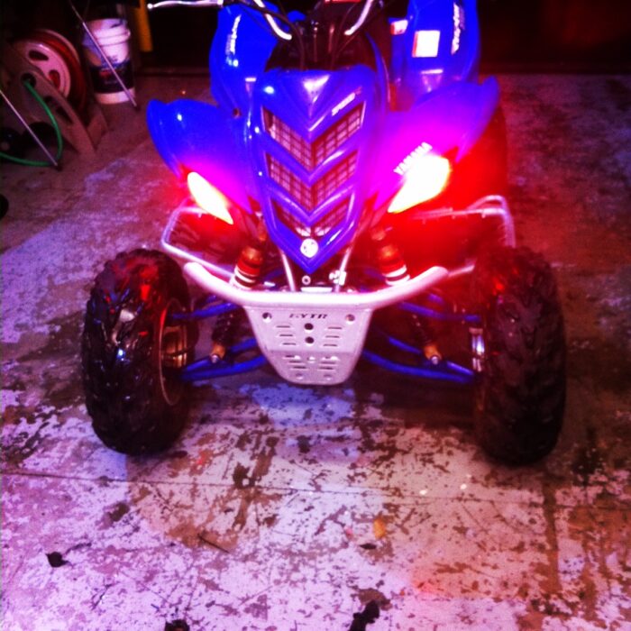 Yamaha Raptor 700 Red LED Headlights