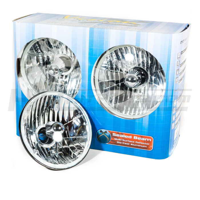 VisionX VX7RD Sealed Beam 7 Inch Round Headlight Conversion