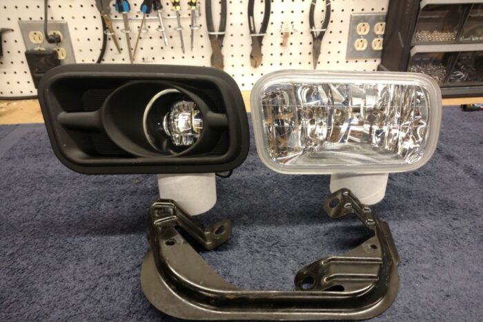 RAM XB LED Fog Lights vs Stock Halogens