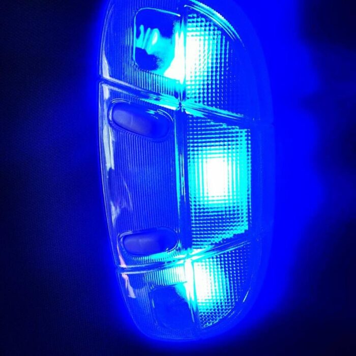 Ford F150 Blue LED Interior Map Dome Lights