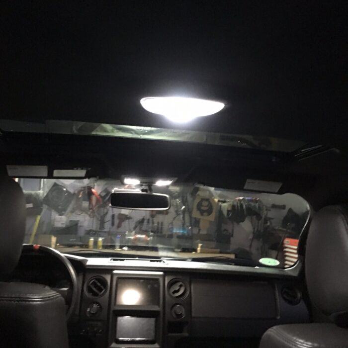 Ford F-150 Raptor Pure White LED Interior Dome Map Lights