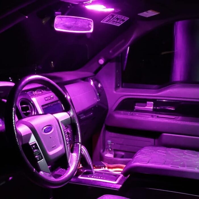 Pink Purple Ford F150 LED Interior Kit