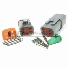 Deutsch DT Series 4 Pin Connector Kit 16-20 AWG
