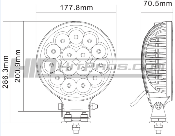 totron-t3845-dimensions