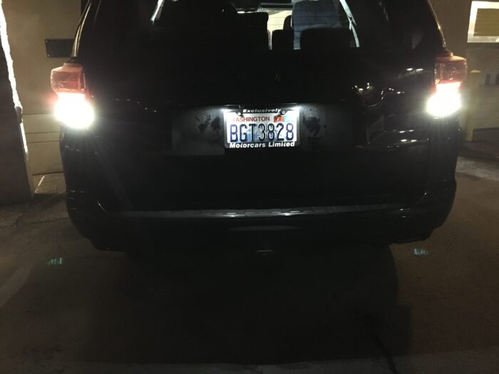 Toyota 4Runner Pure White LED Backup Lights