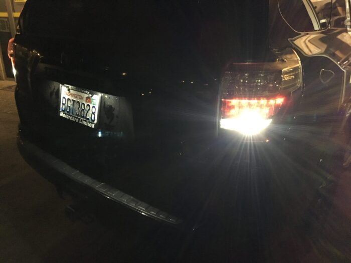 Toyota 4Runner Pure White LED Reverse Lights