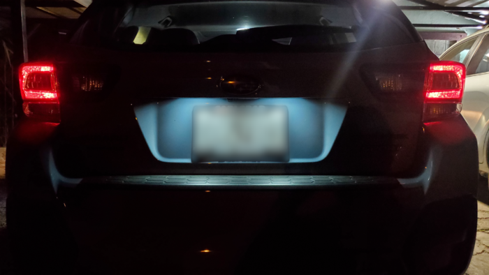 Crosstrek Plate Light Bulbs