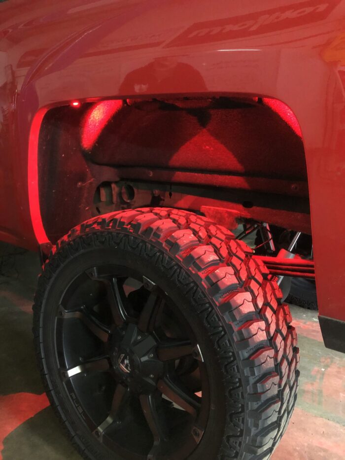 Red RGB LED Rock Light Kit