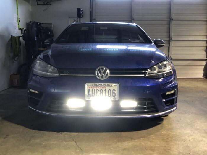 VW Golf R LED Bumper Light Bars