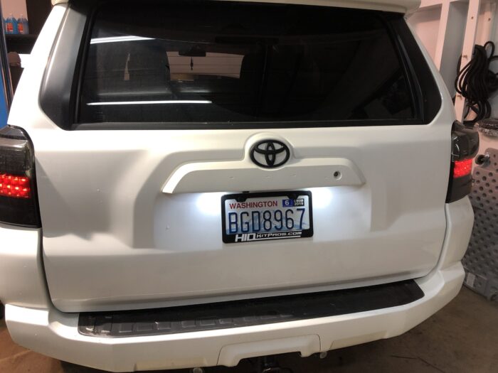 Cool White Toyota 4Runner LED License Plate Lights