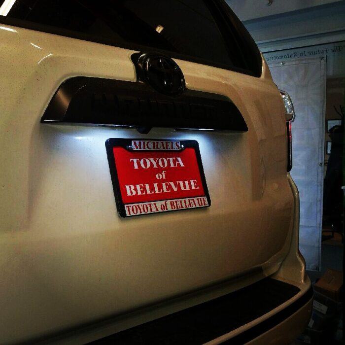 Cool White Toyota 4Runner LED License Plate Lights Cool White