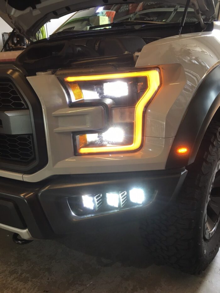 Raptor NFAB Fog Light Bracket Rigid LED Pods