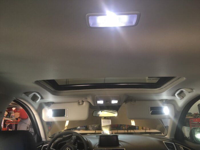 Mazda 3 LED Interior Light Package Conversion by HID Kit Pros