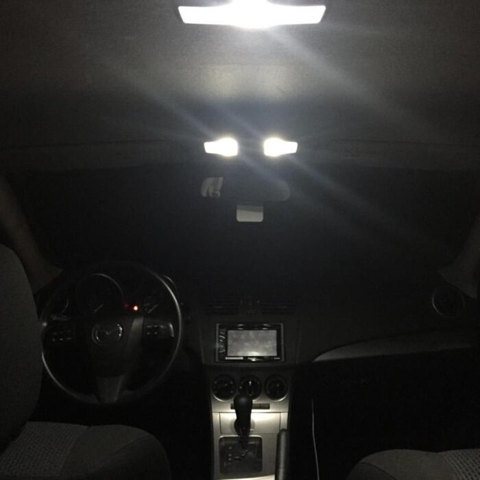 Pure White Mazda 3 LED Interior Lights
