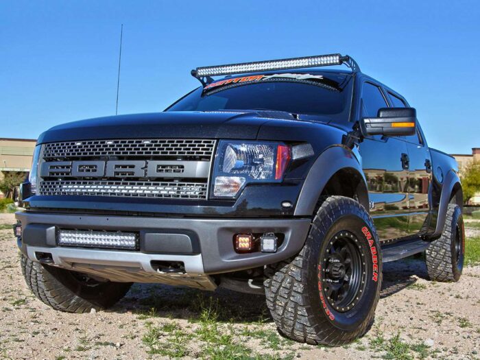 Raptor LED Pod Light Brackets for Ford Fog Lights
